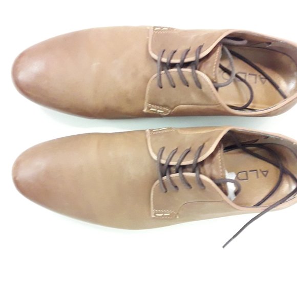 Aldo leather tan shoe main image 3